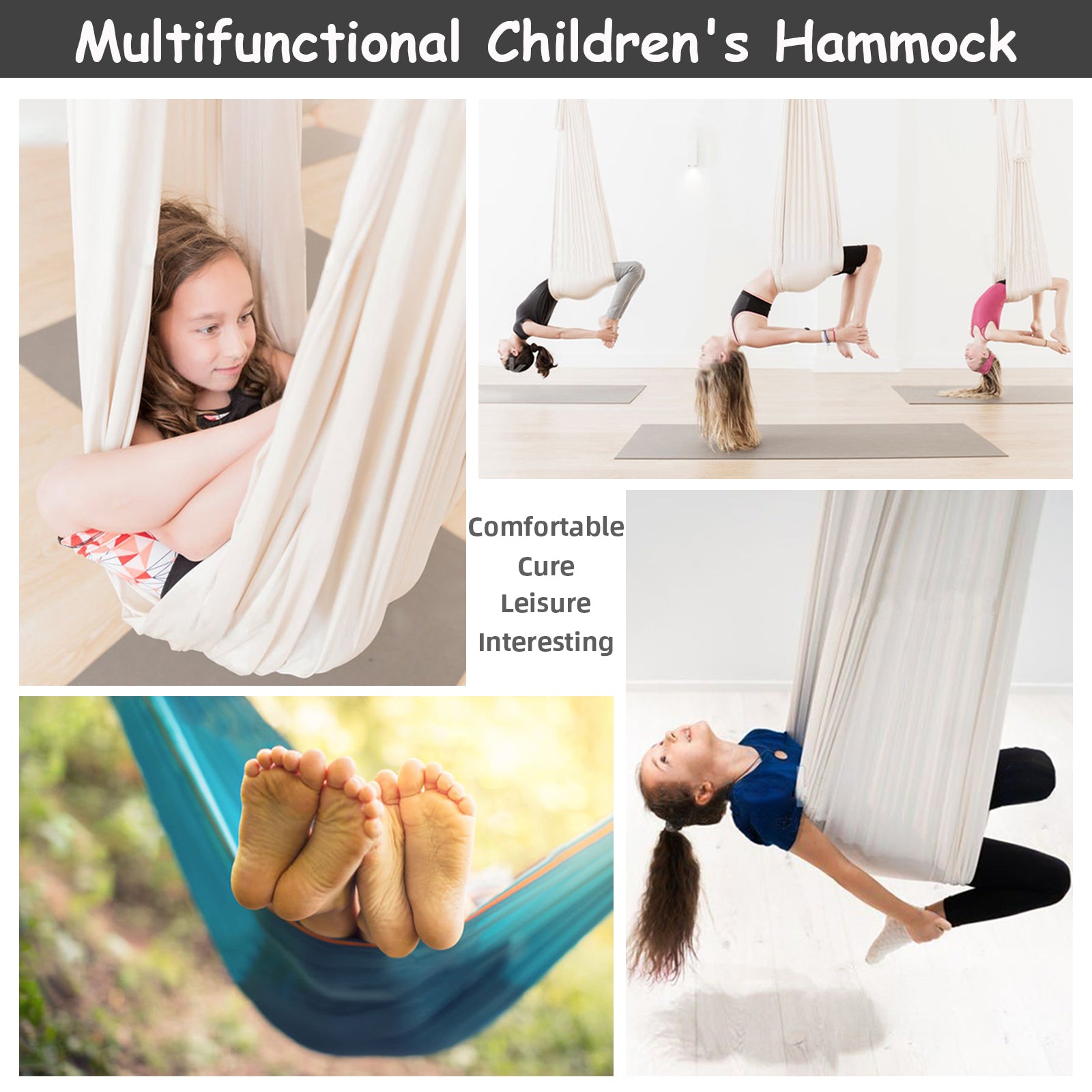 Kids Aerial Yoga Swing Set