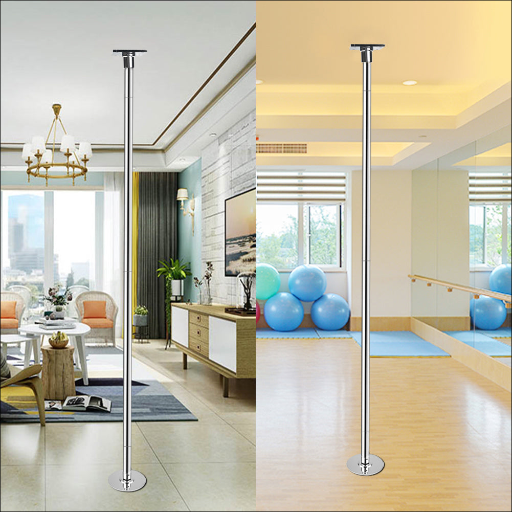 PRIORMAN Permanent Dance Pole with Fixed Plate Palestine