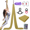 Free Shipping 13.7*2.8 M（15*3 yards)  Aerial Yoga Silk Kit Accessories Including 1 PC Swivel, 1 PC Figure 8, 1 PC Sling, 2 PCS Carabiners