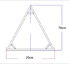 Aerial Triangle Aerial Lyra Hoop Trapeze for Circus Acrobatics Aerial Yoga Fitness Training