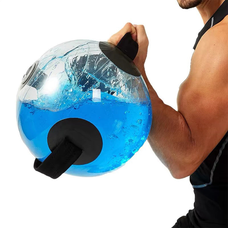Portable Transparent Water‑Filled Weight Bag Fitness Weight Pack for Weight Lifting & Strength Training