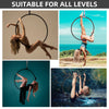 2023 Professional Prior Fitness Black Yoga Hoop Set 600 KGS Strength Tested Aerial Hoop Set