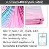 Good Quality 5*2.8 M(5.5*3 yards) Gradient Color Aerial Yoga Hammock Fabric Only