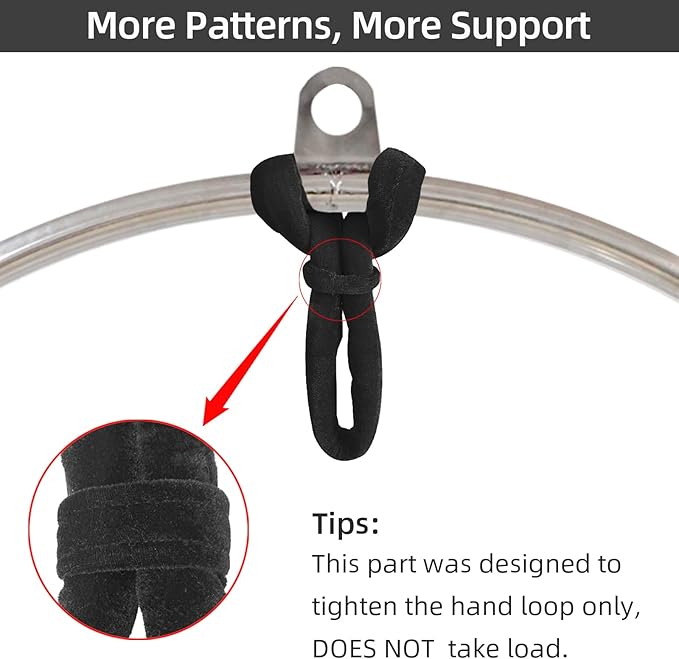 Free Shipping Lyra Aerial Hoop Hand Loop Strap Noose for Training Hand Loop