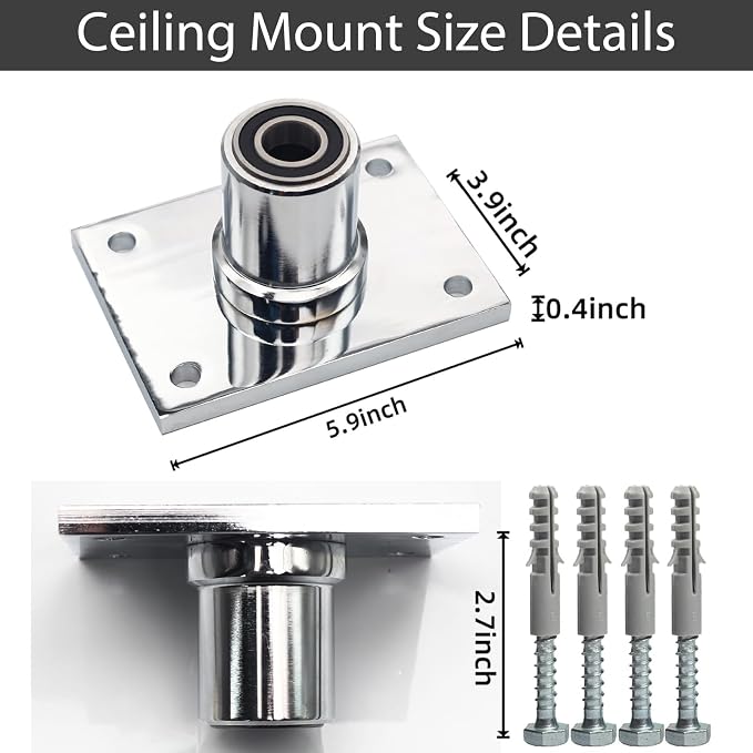 Dance Pole Ceiling Top Fixed Plate