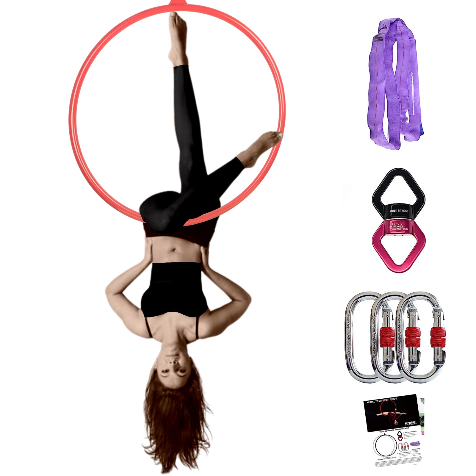 2025 Premium Colorful Yoga Hoop Set Aerial Lyra Set