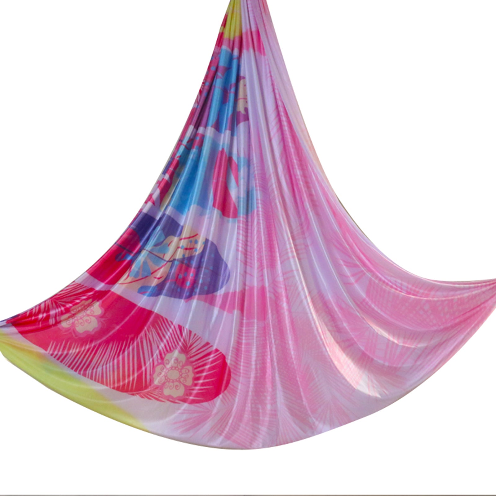 High Quality 12*2.8M ( 13.1*3 yards) Gradient Color 40D 100% Nylon  Aerial Silk Kit Including 1 PC Swivel, 1 PC Figure 8, 1 PC Daisy Chain, 2 PCS Carabiners