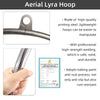 Free Shipping Aerial Lyra Hoop Set Professional Ring Fitness Single Point Aerial Hoop Equipment Kit