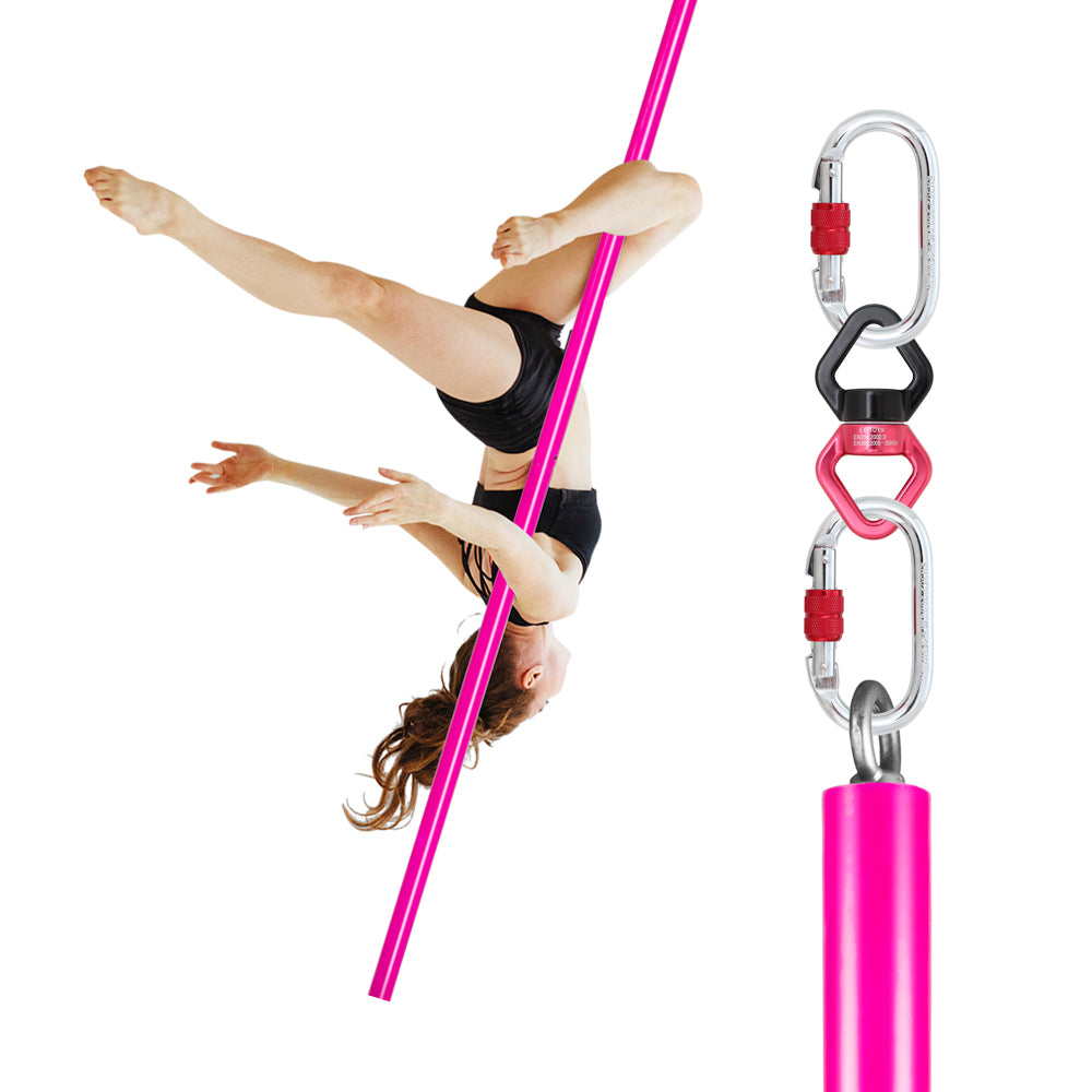 Free Shipping 2M Inspected Flying Dance Pole Kit with Rigging Hardware