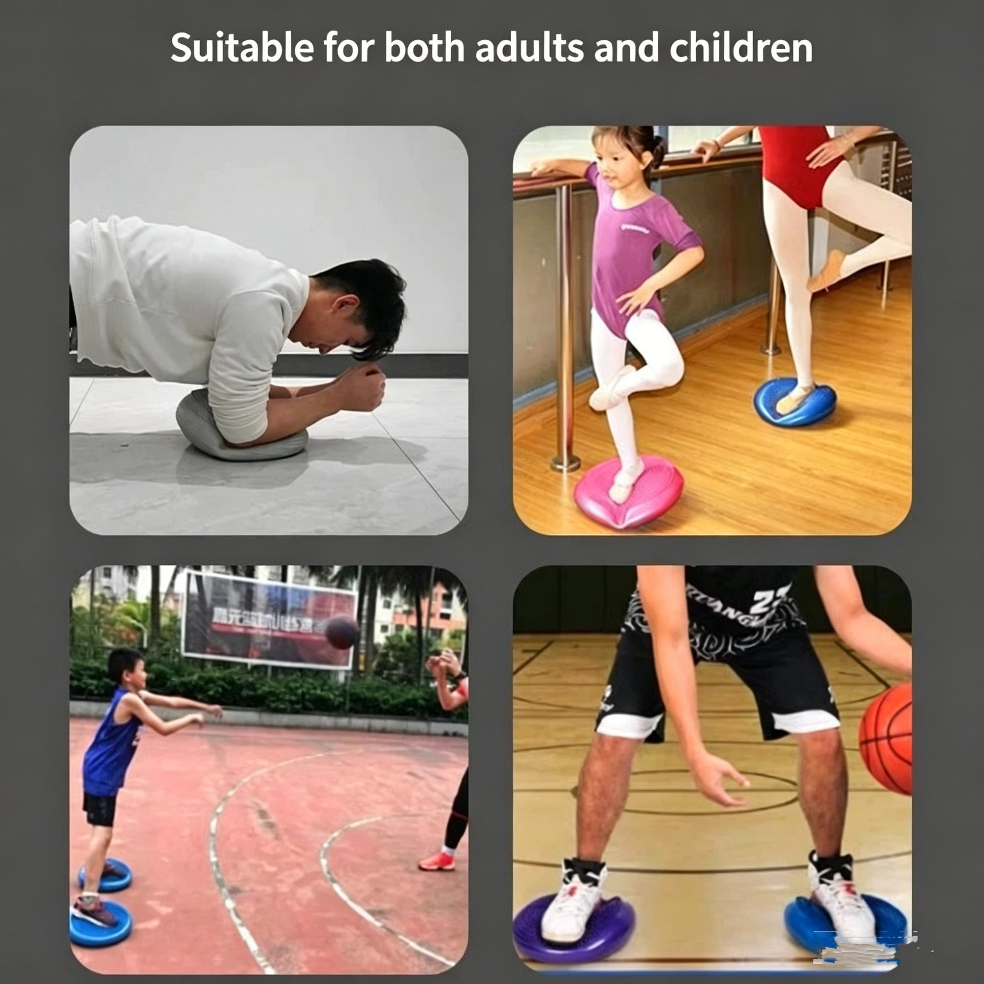 Non-Slip Portable Balance Training Pad, Fitness Exercise Pad for Home Workout & Yoga