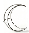 90cm 3D Moon Aerial Lyra Hoop, Stainless Steel Aerial Yoga Hoop for Studio
