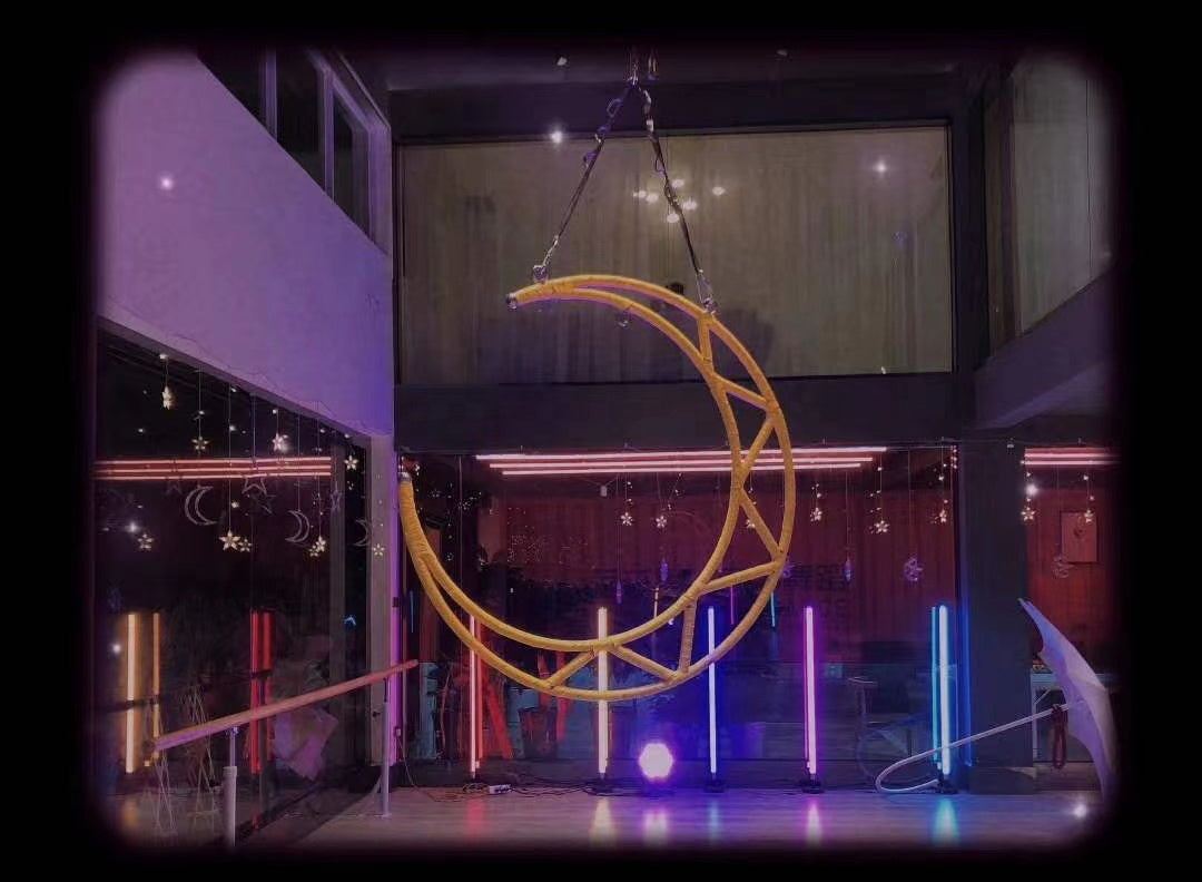 Upgrade Moon Hoop Lyra Hoop Aerial Ring Strength Circus Aerial Equipment Aerial Moon Hoop Only