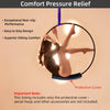 Velvet Aerial Lyra Hoop Protective Cover, Anti‑Bruise Soft Velcro Wrapped Padding Cushion for Aerial Yoga Training