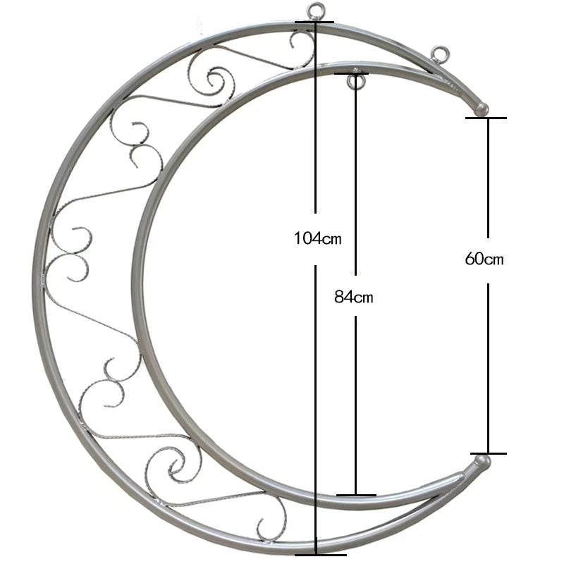 2025 New Design Moon Hoop Kit Lyra Hoop Aerial Ring Aerial Equipment Aerial Moon Hoop Set