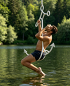Premium Aerial Yoga Anchor Swing - Durable Customizable Metal Frame for Yoga & Dance Training