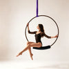 Velvet Aerial Lyra Hoop Protective Cover, Anti‑Bruise Soft Velcro Wrapped Padding Cushion for Aerial Yoga Training