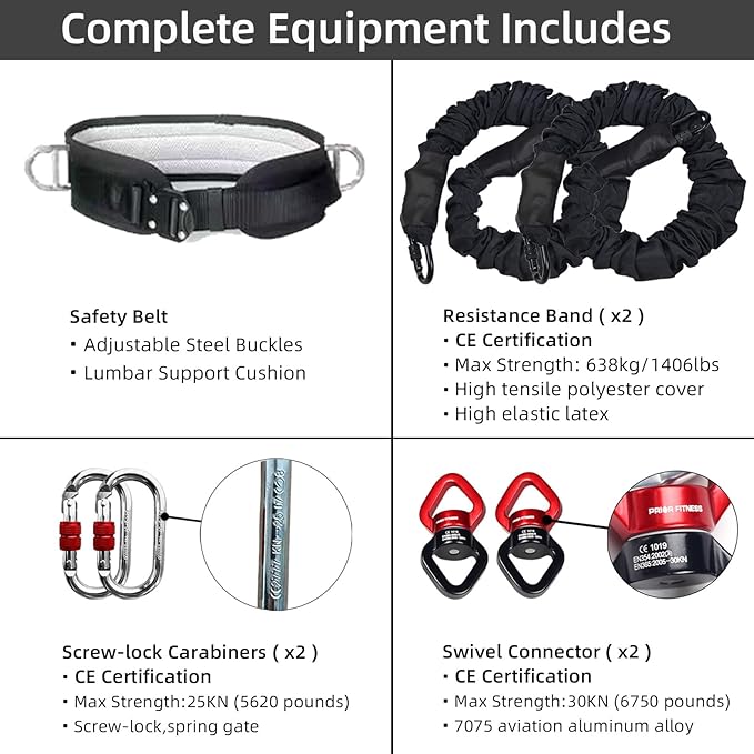 Bungee Back Somersault Trainer CE Certified Fitness Martial Arts Equipment