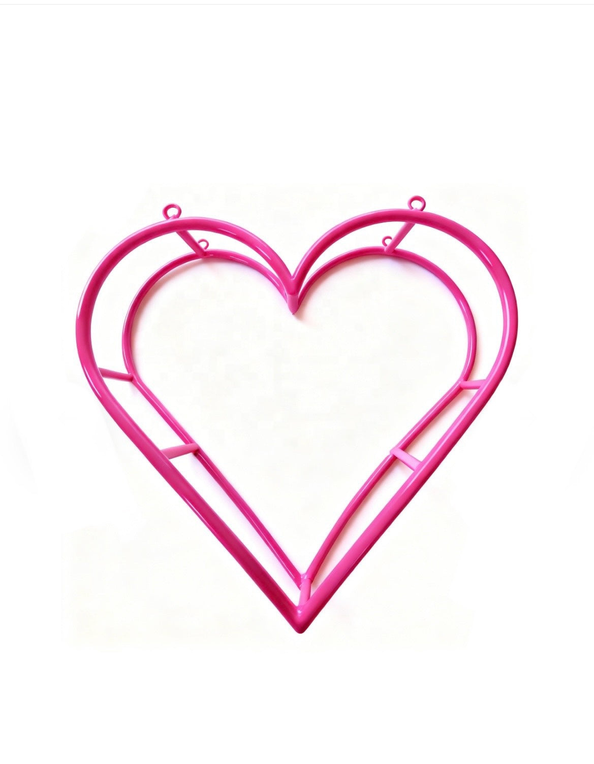 Professional 1.5M Aerial Lyra Double-Layer Heart Hoop for Acrobatics Training
