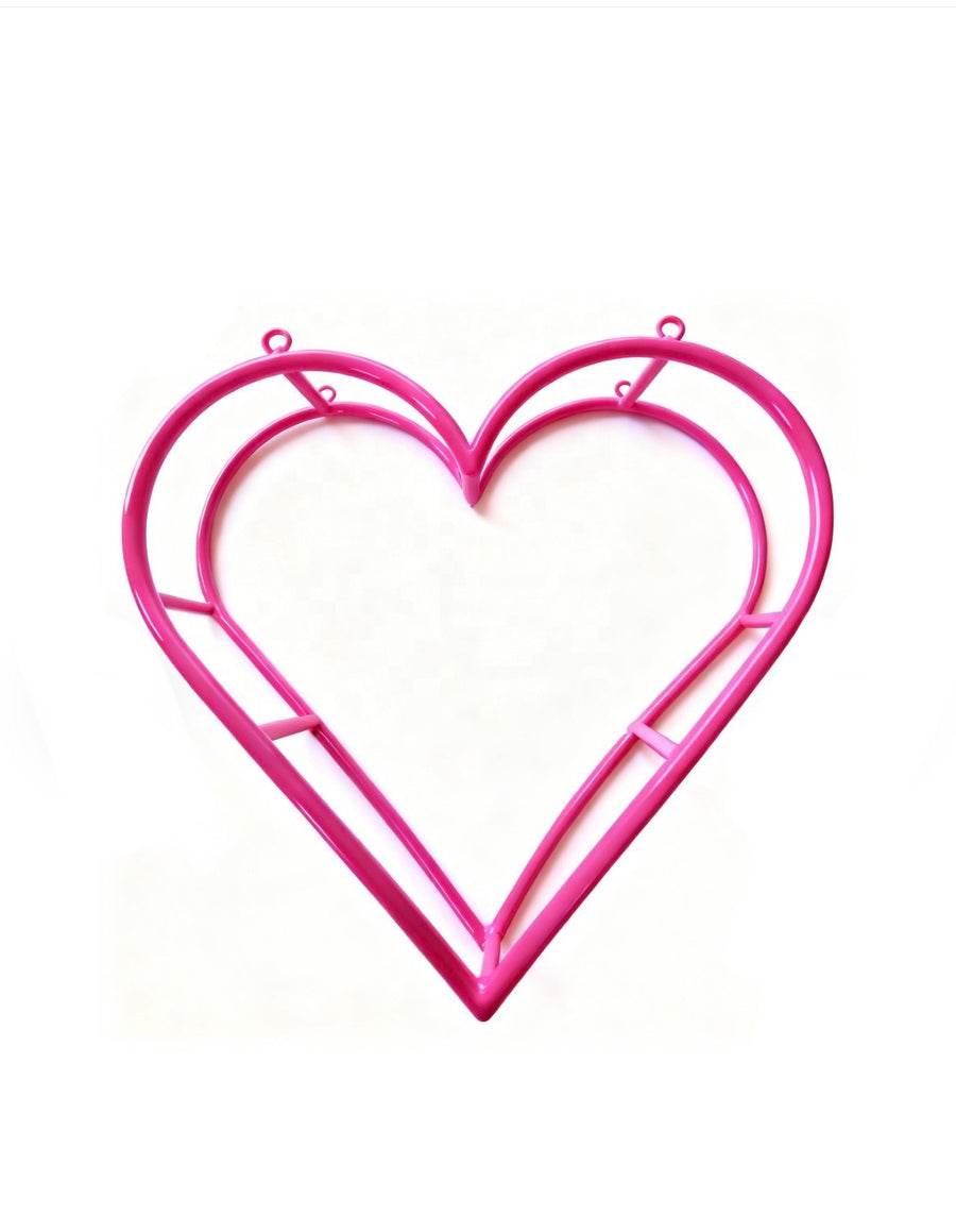 Professional 1.5M Aerial Lyra Double-Layer Heart Hoop for Acrobatics Training