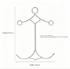 Premium Aerial Yoga Anchor Swing - Durable Customizable Metal Frame for Yoga & Dance Training
