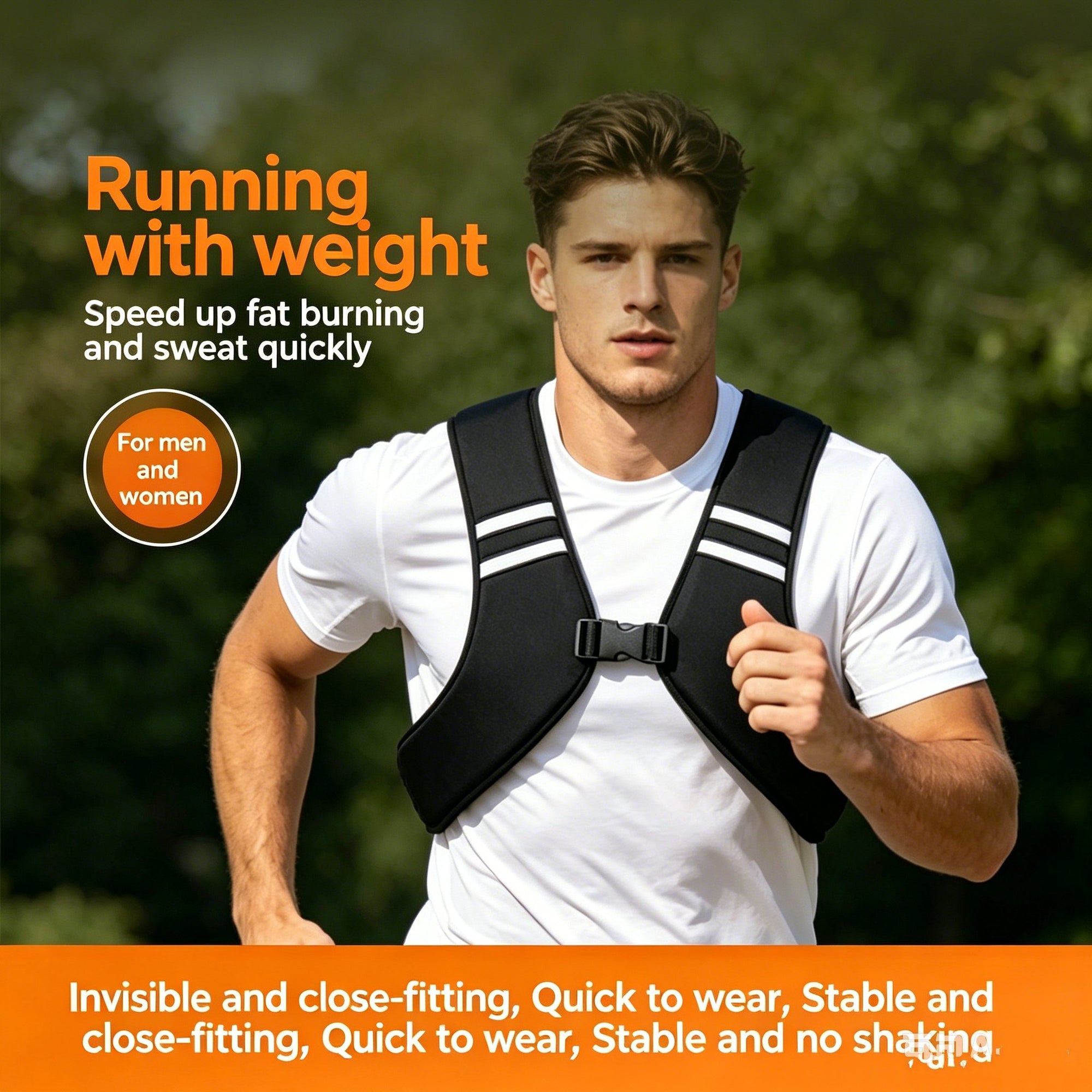 Adjustable Invisible Weighted Vest For Women, Breathable Weight Training Sand Vest Student Running Fitness Workout Training Gear