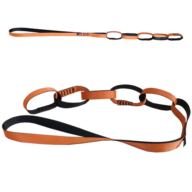 Aerial Yoga Daisy Chain Nylon Strap Multi-Loop Flying Yoga Belt