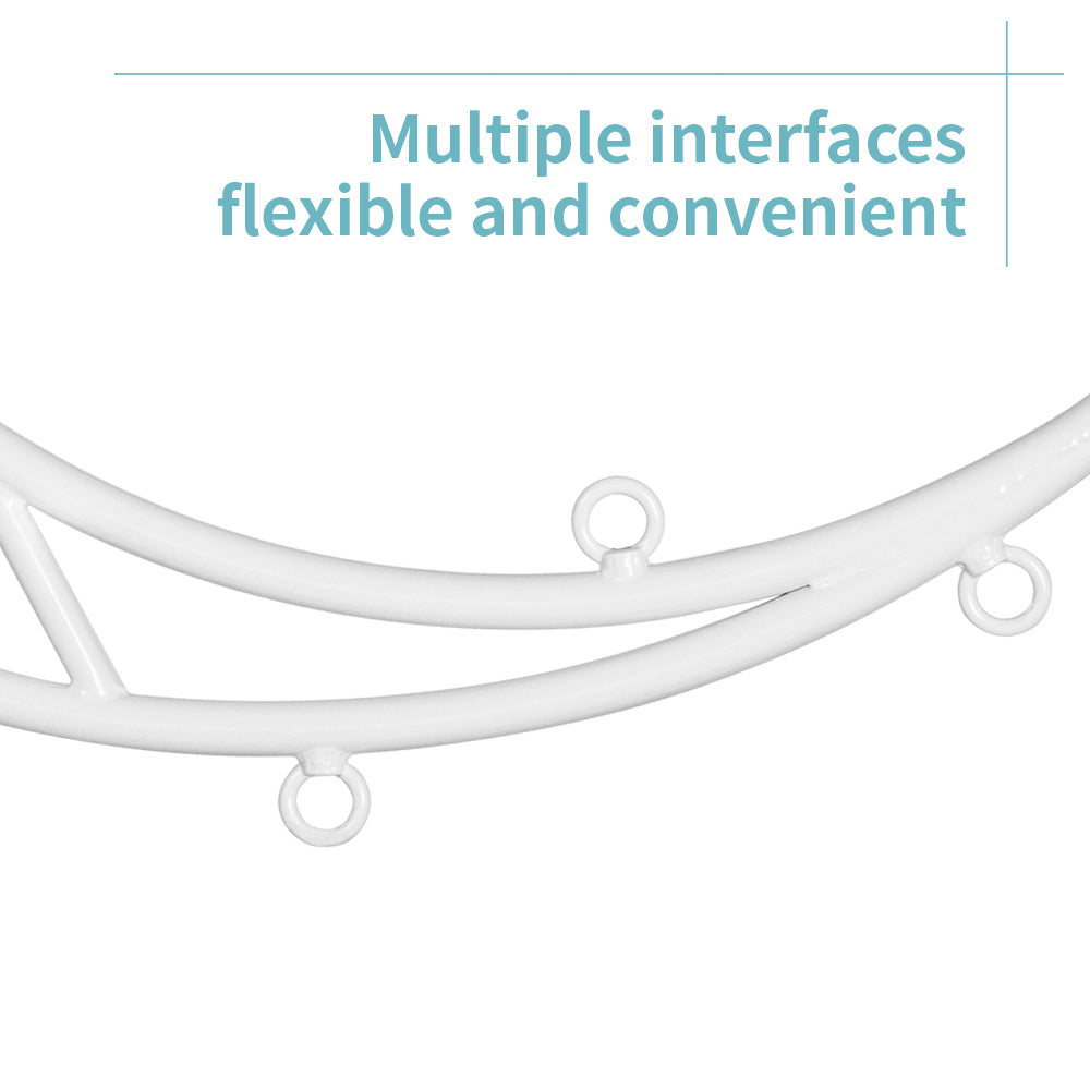 2025 New Design Moon Hoop Kit Lyra Hoop Aerial Ring Aerial Equipment Aerial Moon Hoop Set