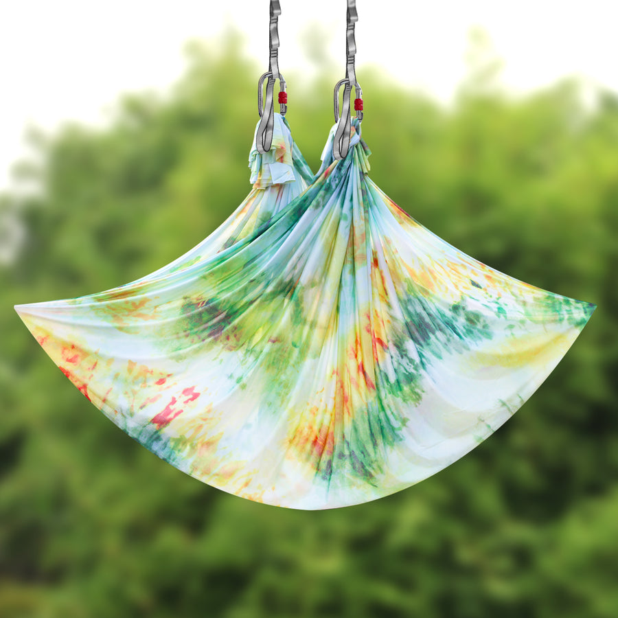 High Recommend 4M*2.8M (4.4* 3 yards) Yoga Hammock Swing Trapeze Nylon Aerial Yoga Hammock Fabric Only