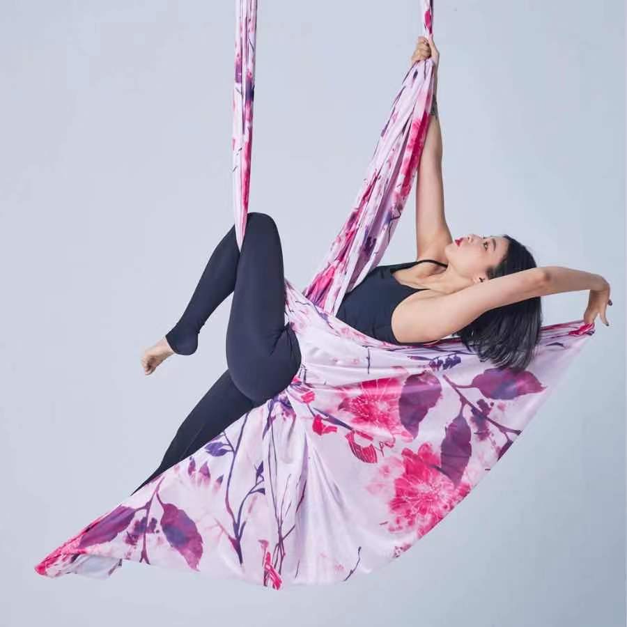 2025 NEW Design 5*2.8M( 5.5*3 yards) Aerial Yoga Hammock for Body Building Yoga Hammock Fabric Only