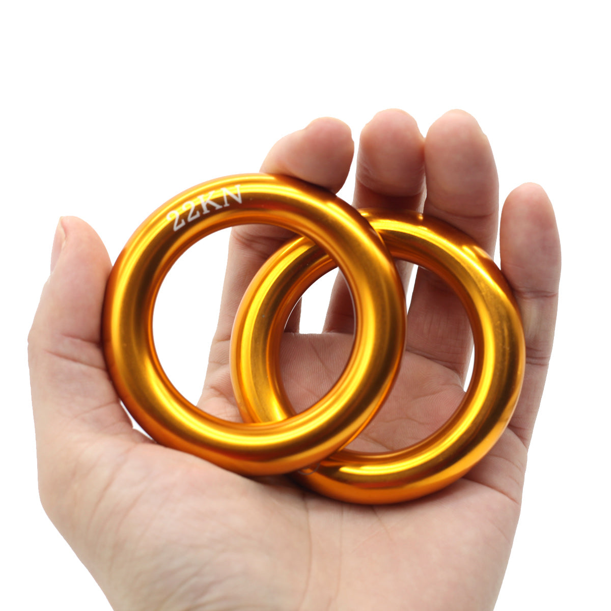 Premium Alloy O-Ring 22KN for Rock Climbing Fire Rescue Escape Aerial Yoga Alloy O-Ring