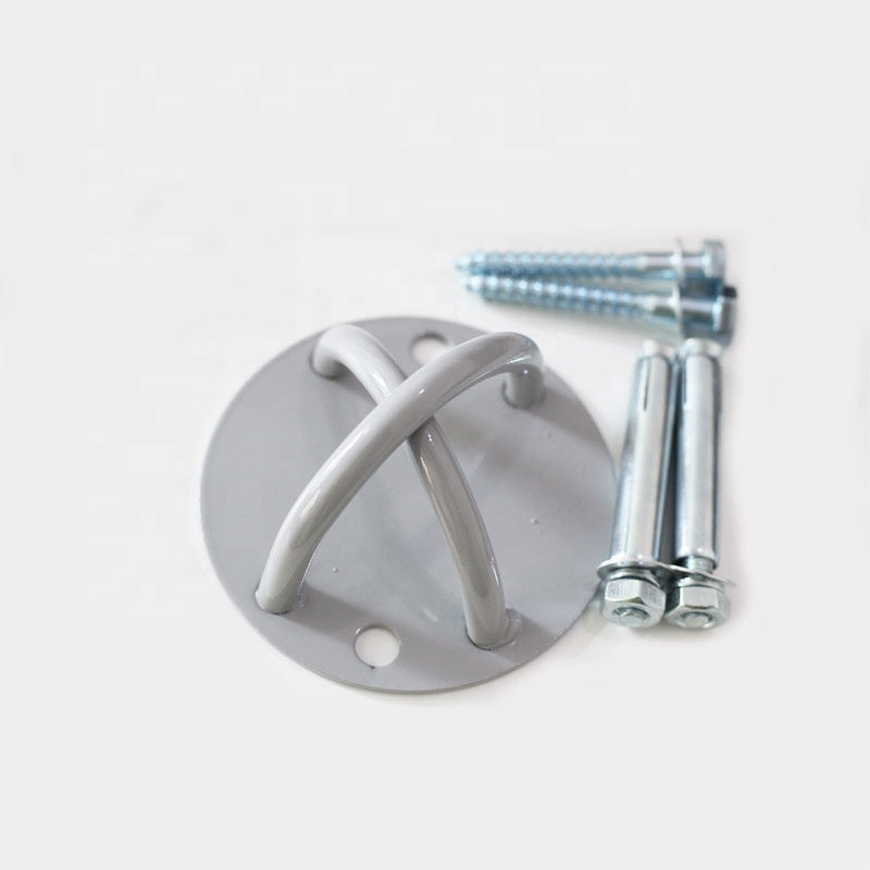 Upgrade Sport Wall Ceiling X-Mount Anchor Bracket Hook For Sling Gymnastic Rings Yoga Hammock Bungee