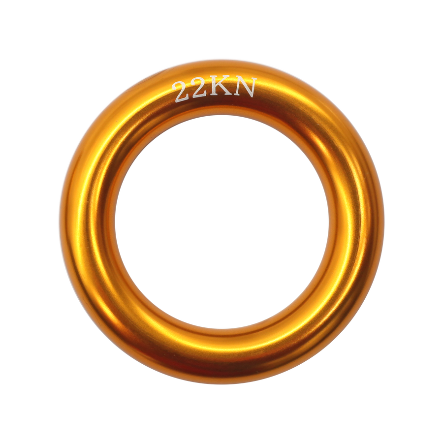 Premium Alloy O-Ring 22KN for Rock Climbing Fire Rescue Escape Aerial Yoga Alloy O-Ring