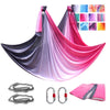 High Quality  7*2.8 M(7.7*3 yards)  Aerial Yoga Hammock Swing Kit  Including 1* Fabric, 2*Daisy Chain, 2* Carabiners