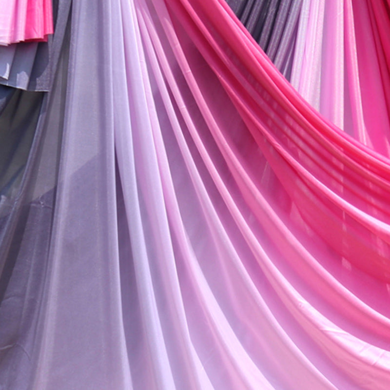 Premium 20*2.8M (21.9*3 yards) Gradient Color Aerial Silk Kit Includes 1 x Aerial Silk fabric,  1 PC Swivel, 1 PC Figure 8, 1 PC Daisy Chain, 2 PCS Carabiners