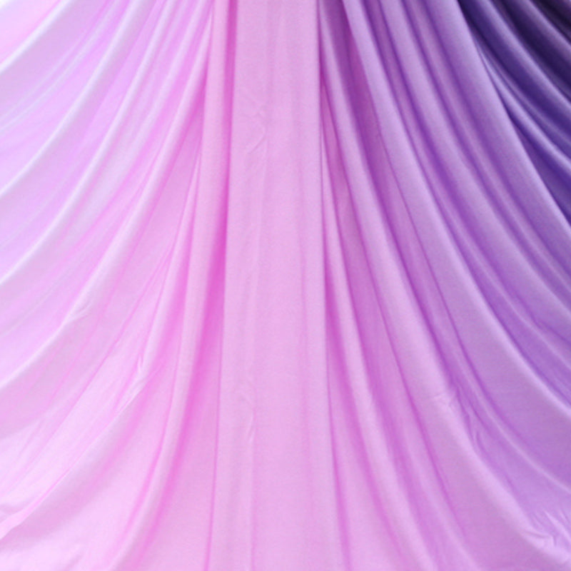 Premium 10*2.8 M (10.9*3 yards) Gradient Yoga Silk Complete Kit 1* Fabric ,1* Swivel, 1 * Figure 8, 1 * Daisy Chain, 2 * Carabiners