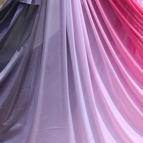 High Quality 12*2.8M ( 13.1*3 yards) Gradient Color 40D 100% Nylon  Aerial Silk Kit Including 1 PC Swivel, 1 PC Figure 8, 1 PC Daisy Chain, 2 PCS Carabiners