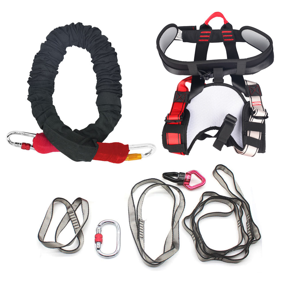 Bungee cord clearance harness