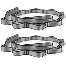 2025 Premium 4*2.8M(4 x 2.8m/ 4.4 x 3 yards) Gradient Colors Aerial Yoga Hammock Kit Including 1* Fabric , 2 x Carabiners, 2 x Daisy Chain