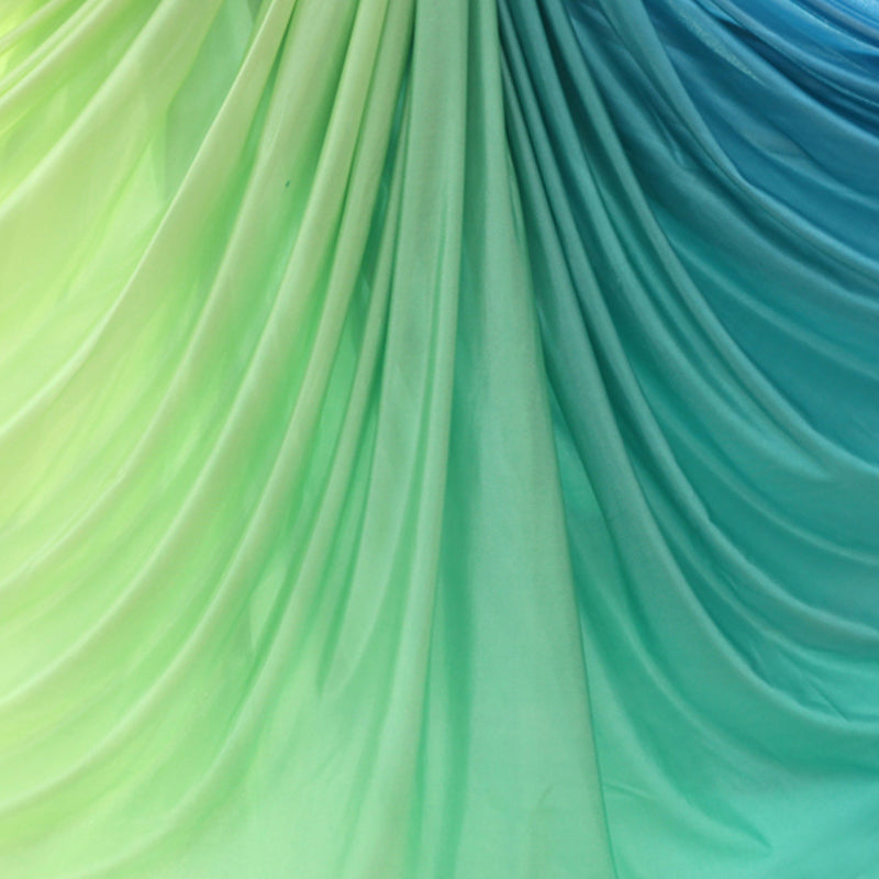 New Design 16*2.8 M(17.5*3 yards)  Gradient Color Aerial Silk Aerial Yoga Silk Fabric Only