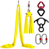 2023 Premium 12*2.8 M（13.1*3 yards) Fabric Drop Shipping Aerial Yoga Silk Kit Accessories Including 1 PC Swivel, 1 PC Figure 8, 1 PC Daisy Chain, 2 PCS Carabiners