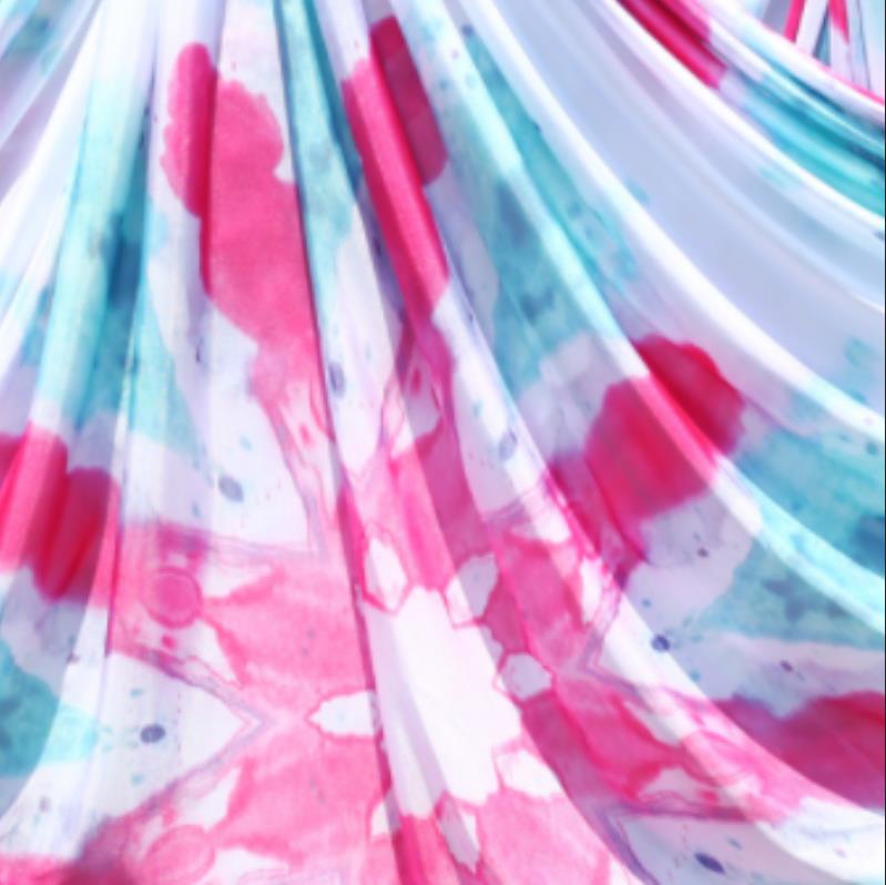 New Design 16*2.8 M(17.5*3 yards)  Gradient Color Aerial Silk Aerial Yoga Silk Fabric Only