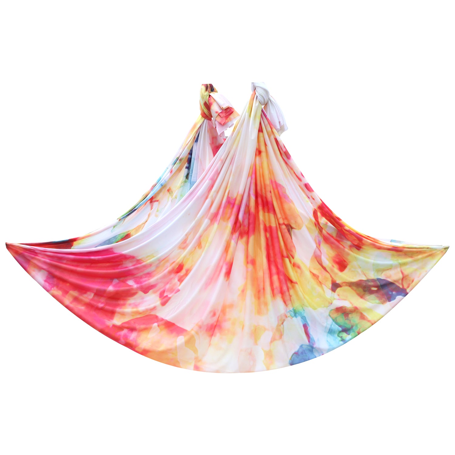 Good Quality 5*2.8 M(5.5*3 yards) Gradient Color Aerial Yoga Hammock Fabric Only