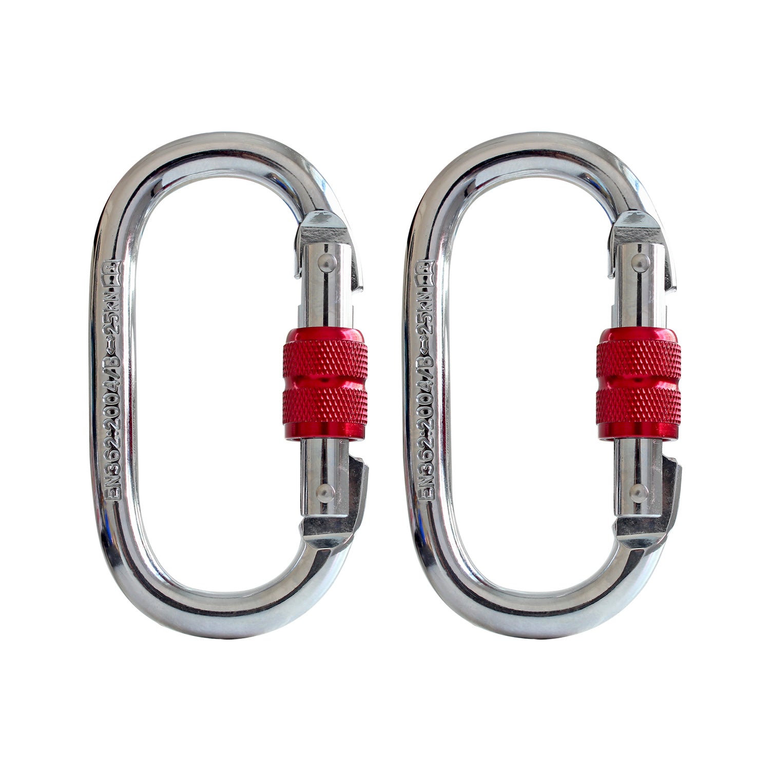 Good Quality Steel Screw Carabiner 25 KN Locking Carabiner for Yoga Hammock &Yoga Silk