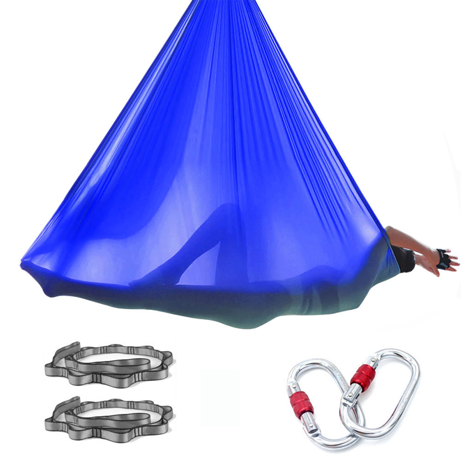 Premium 6*2.8 Meters( 6.6 x 3 yards) Aerial Yoga Hammock Swing Kit